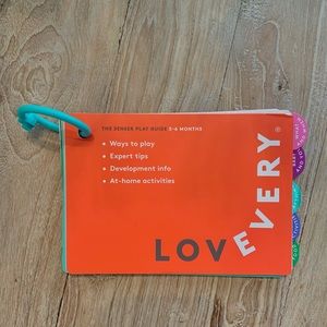Lovevery “The Senser” 5-6 Months Play Kit Guide Pamphlet
